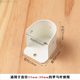 Curtain rod bracket flange seat bracket Roman rod base wall mounting fixed code side mounting wall code horizontal mounting curtain accessories