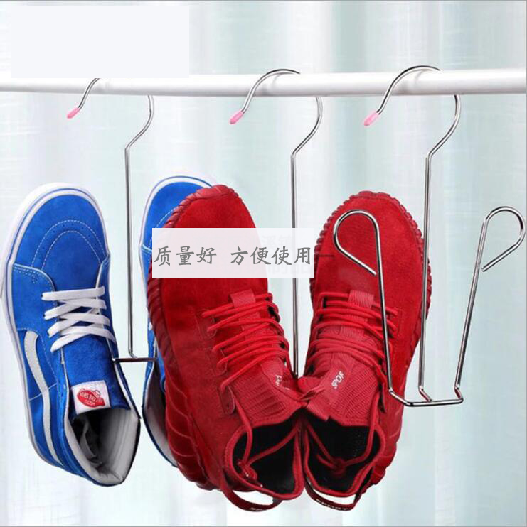 Multi-purpose shoe drying rack sandal rack drying shoe rack hanging stainless steel multi-functional balcony drying shoe hook