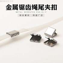 Hardware toothed Mazai clip Plated Metal Webbing V-shaped Clip Rope Clip Tail Clip Workout Card Hanging Strap Clips Luggage Accessories