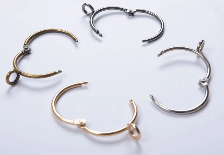 rèm cửa mở tròn treo vòng mở khóa vòng vòng Roman rèm, vòng khai mạc để sống màn khóa treo chuông - Phụ kiện rèm cửa thanh treo rèm uốn cong