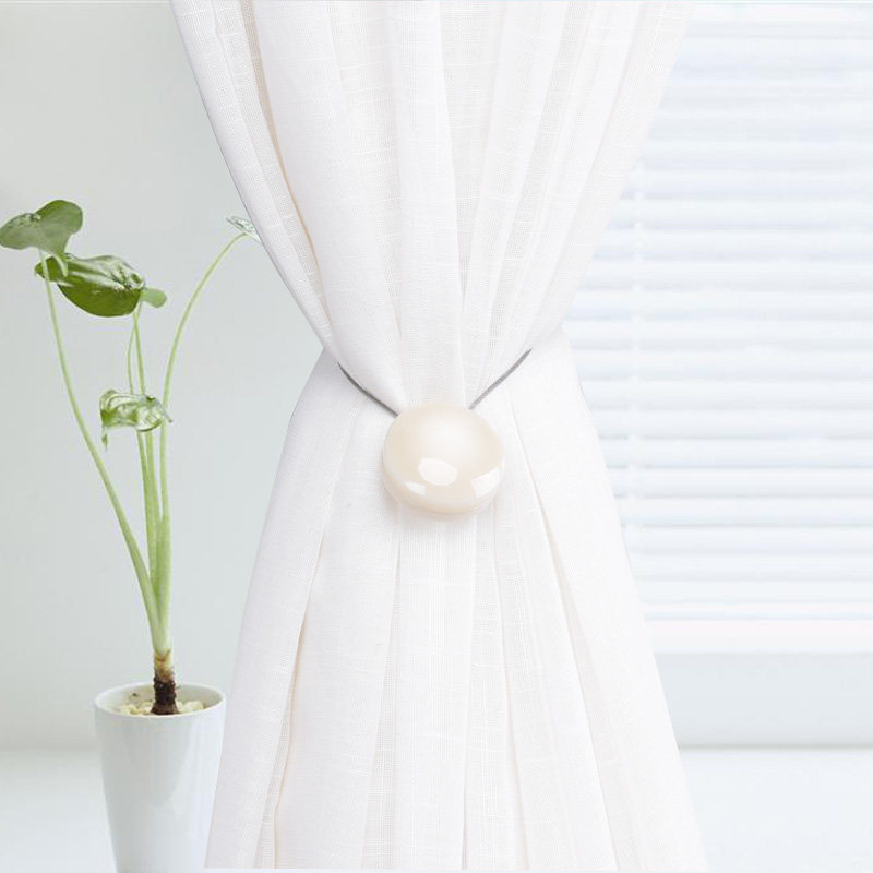 Simple Magnet Large Cat Eye Curtain Buckle Magnetic Curtain Strap Hook Free Installation Curtain Hook