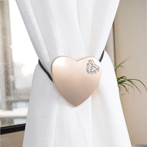 Simple magnet alloy love curtain buckle magnetic curtain hook wall hook curtain accessory button
