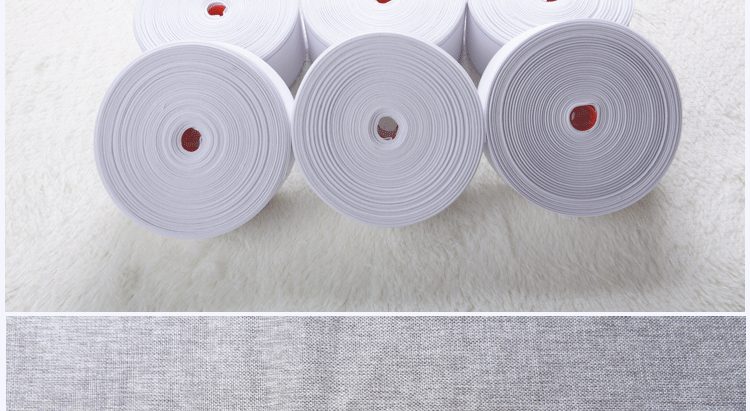polyester tinh khiết băng màn tiêu đề đục bằng một miếng vải trắng với dầy rèm đục vải dệt dây vải rộng 8 cm - Phụ kiện rèm cửa thanh treo rèm cửa thông minh