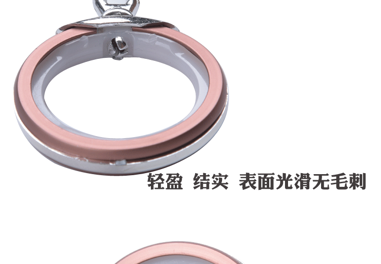 Hợp kim nhôm vòng rèm vòng câm vòng tròn La Mã treo vòng treo vòng tắm vòi hoa sen thanh La Mã vòng rèm phụ kiện - Phụ kiện rèm cửa mua thanh treo rèm cửa