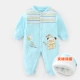 Quần áo trẻ em Xiêm cotton nữ Quần áo trẻ em nam 9 mùa xuân và mùa thu 0 sơ sinh 3 đồ ngủ 6 tháng 12 mùa xuân 1 năm 4 mùa đông