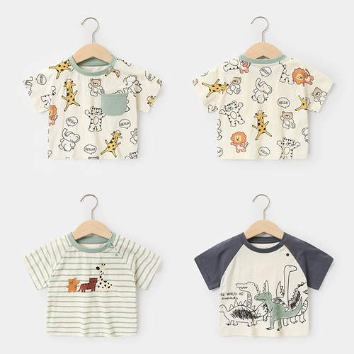 Детский комбинезон для отдыха, футболка с коротким рукавом, детская летняя летняя одежда для мальчиков для девочек, 3 лет