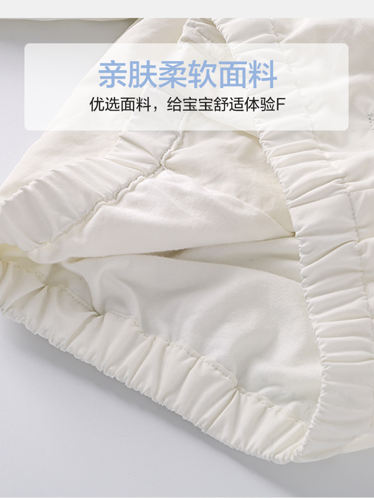 Panda quần áo trẻ em trùm đầu mùa xuân và mùa thu nữ bé trai nam trẻ sơ sinh trẻ sơ sinh 1 tuổi Y3113 áo phao bé gái