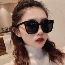 Sunglasses female big face thin ins tide retro street shoot Net red with polarized sun glasses men driving summer New