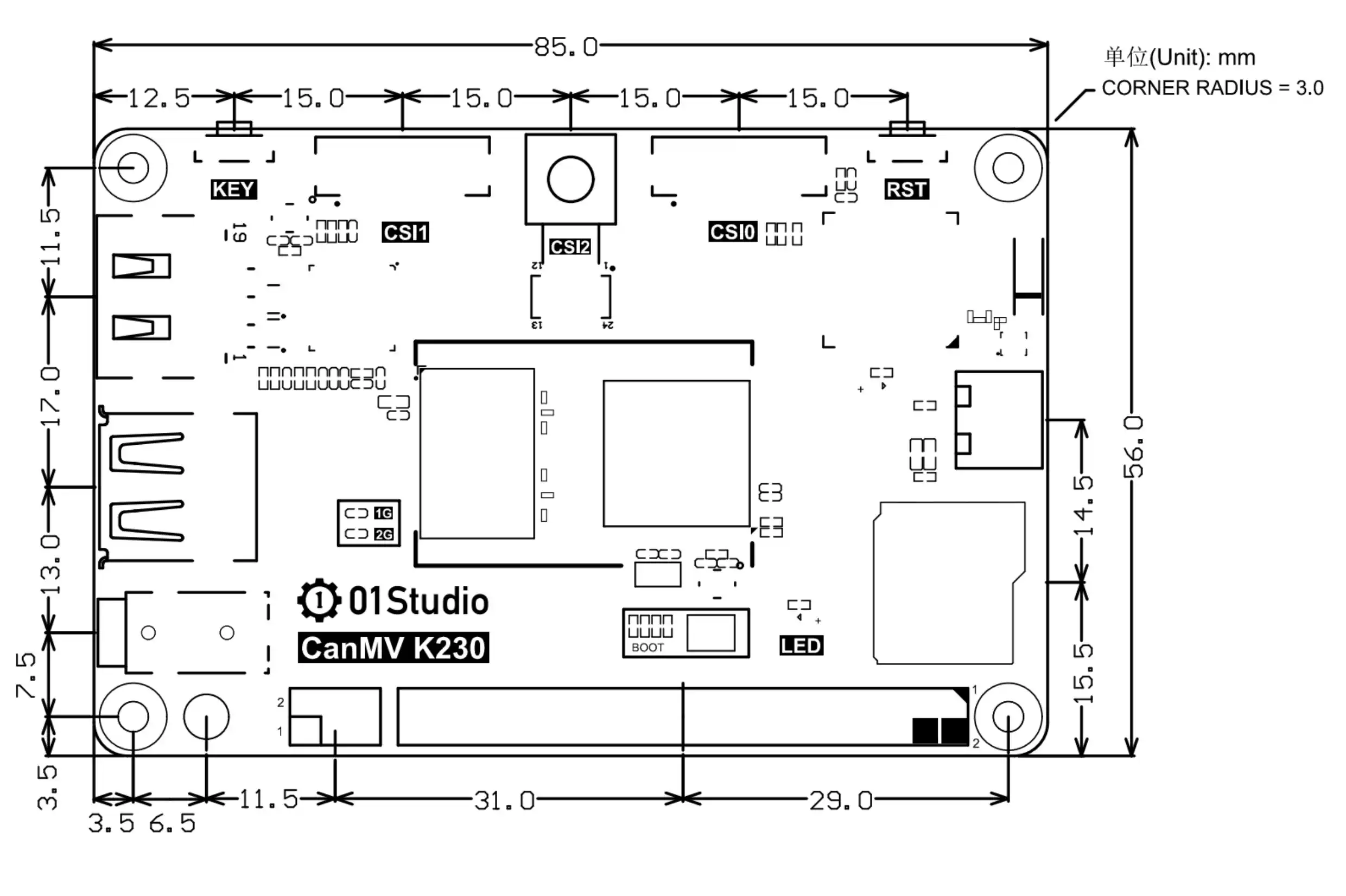 K230 AI开发板官方套件含电源快速开发工具 勘智K230学习板-Taobao-Tmall