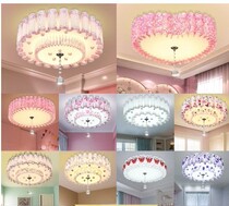 Amoy Princess bedroom lamp Living room lamp Simple modern small bedroom atmospheric household dimming warm romantic chandelier Princess indoor