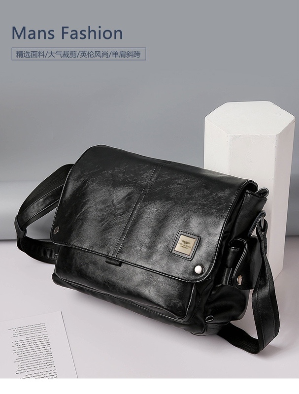 Farai Armani Single Shoulder Crossbody Bag Genuine Leather Men's Casual Shoulder Bag Pure Cowhide Travel Backpack Men's Bag Trendy Bag