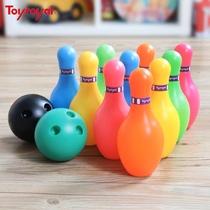 Toyroyal bowling toy baby fitness childrens football golf outdoor parent-child game Japanese royal family