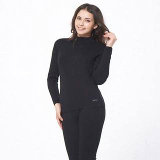 New Series 1 Underwear Autumn and Winter Color Brushed High Collar Women's Thermal Underwear Set 11231026 M L left