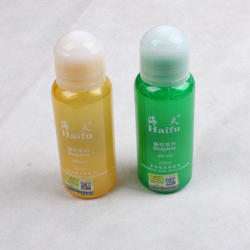 2016 Haifu dolphin 250ML professional table tennis racket glue organic adhesive with anti-counterfeiting code