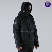 Snow Vision Korea ELNATH ski suit men and women high-end veneer double board indoor ski clothes 03 Black