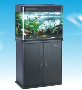 Sensen HR-600B small fish tank water straw cylinder double arched aquarium with water pump lamp filter cotton length 60cm