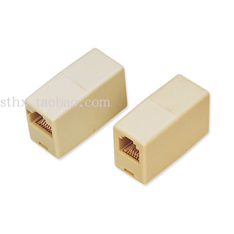Computer phone connection socket copper conductor gold-plated RJ11 telephone straight-through RJ45 computer straight-through connection module
