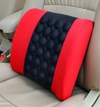  Car interior products Electric massage lumbar cushion Car with 12V cigarette lighter lumbar cushion backrest 