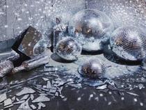 20cm birthday cake decoration ball party disco ball jing mian qiu party plug-in dress up