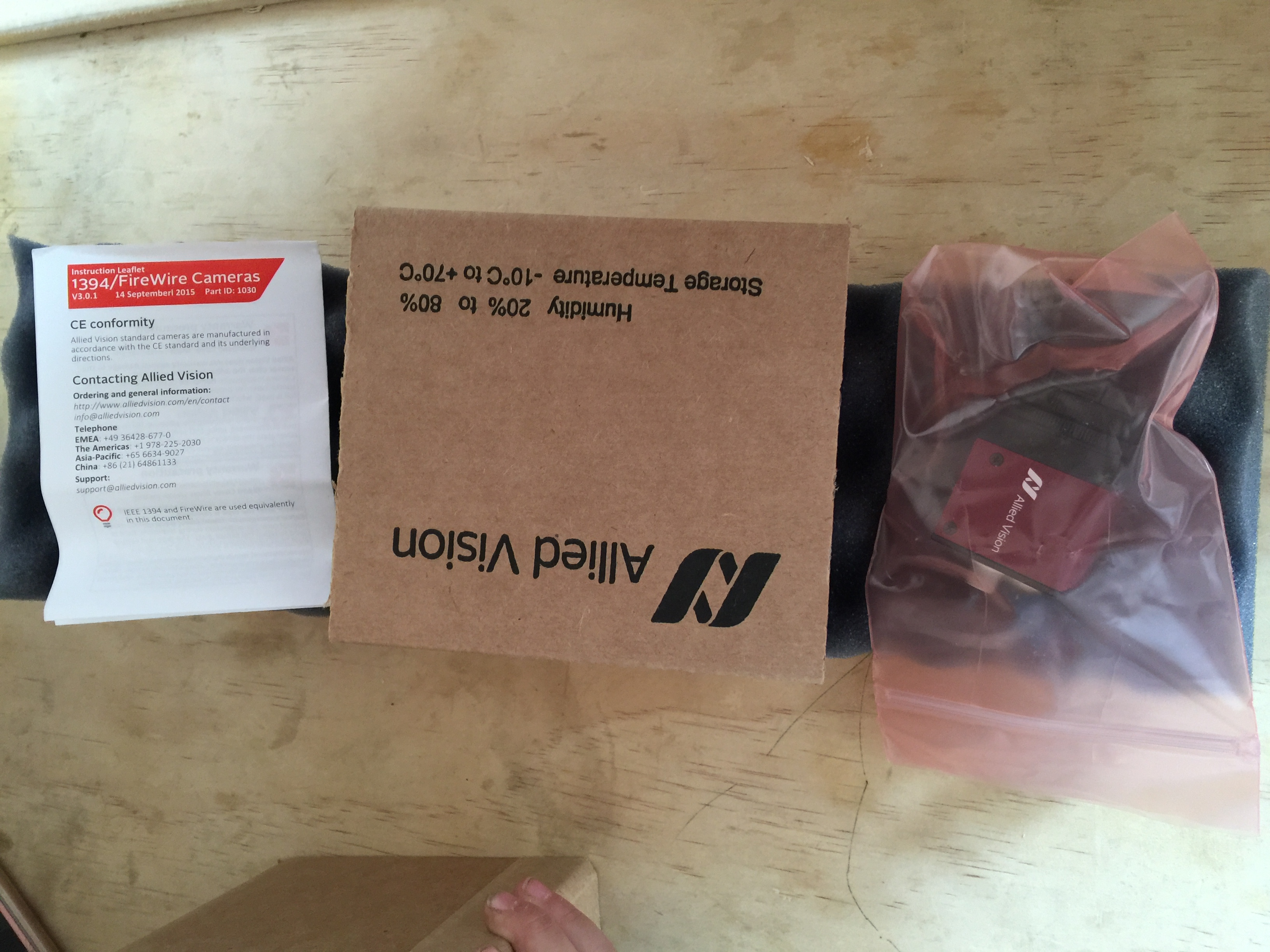 AVT Prosilica GT1920 GT1920C Gigabit Ethernet interface CCD industrial digital camera