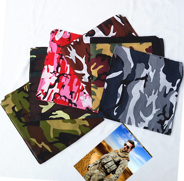 Camouflak Sweat Sweat Triangle Towel American Bandits Pure Cotton Turban New Super Cool Hiphop Hip Hop piece