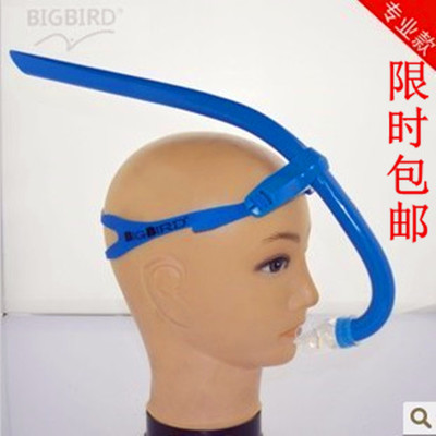 BIGBIRD swimming breathing tube respirator swimming training special frontal breathing tube swimming suction tube ventilation tube