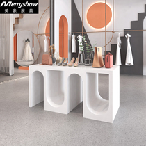 Beauty Elephant Clothing Store Display Table Rectangular Middle Island Cabinet display Desk Jingtai Womens Clothing Store Shelf Show Stand Show Stand