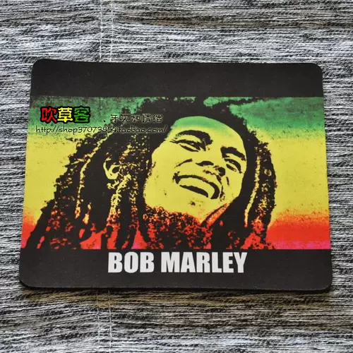 [Blowing Grass] Ямайка Регги Гром Призрак Боб Марли красный и желтые мышиные прокладки