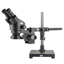 3.5X-90X黑色单臂显微镜 工业检测手机维修 双目连续变倍镜头