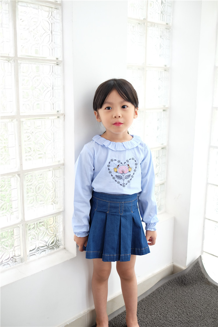 Chemise fille à manche longue - Ref 2087995 Image 8