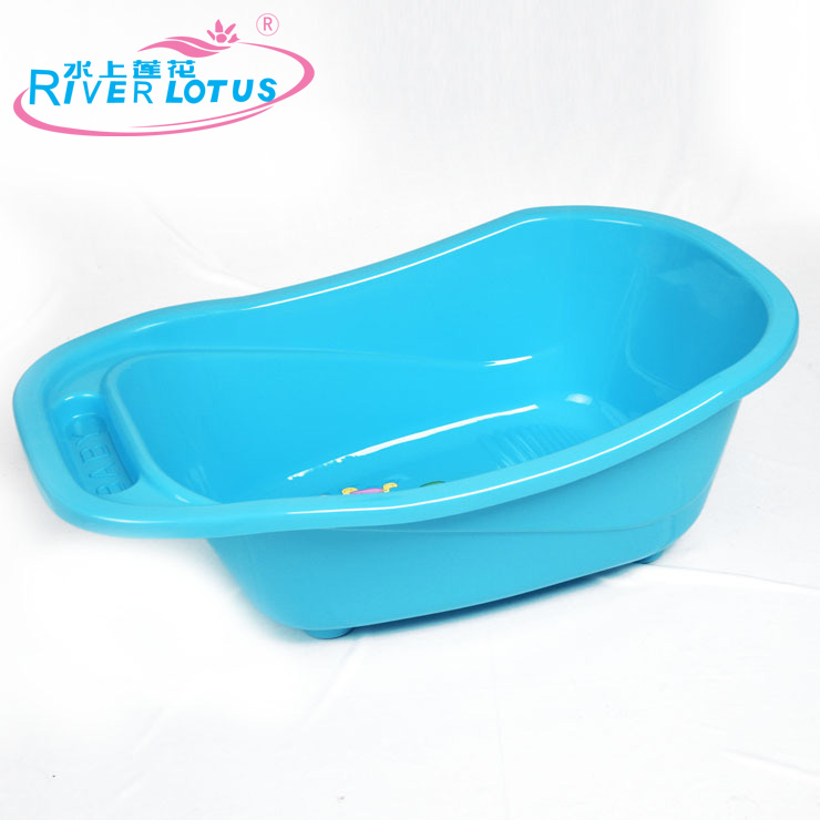 RIVER LOTUS水上莲花塑料洗澡盆浴盆沐浴盆儿童婴儿浴盆大号N1026