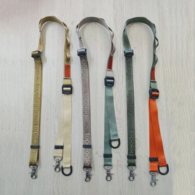 Multifunctional Strap Top Mobile Phone Bag Lanyard for Outdoor Travel, Adjustable and Detachable Jacquard Shoulder Strap with Contrasting Color Lanyard