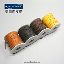 American Imported Deer Leather Rope 3mm Japan Goros Deer Leather Rope Style High Bridge Our Groom Redmoulon Diy