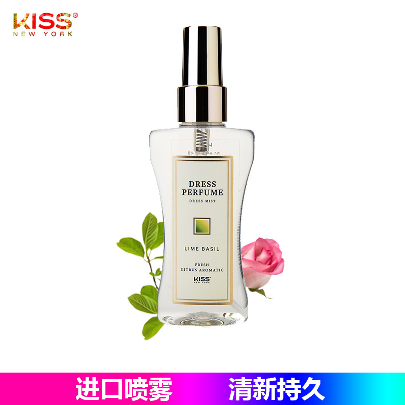 KISS进口DRESS PERFUME香氛喷雾芳香衣物女士香水清淡香味持久