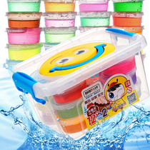 Little duck 12 colors 24 colors crystal mud Jelly mud Snot mud Bubble Ming plasticine clay Safety and environmental protection
