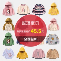 Girls winter clothes baby jackets thick and small childrens warm coats winter childrens clothing