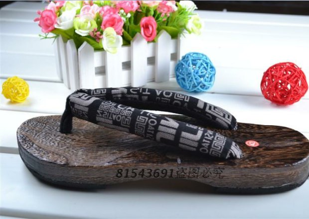 Dép hibiscus kiểu Nhật, dép gỗ nam, dép, dép xỏ ngón, dép xỏ ngón, bè đầu tròn dép hermes nam