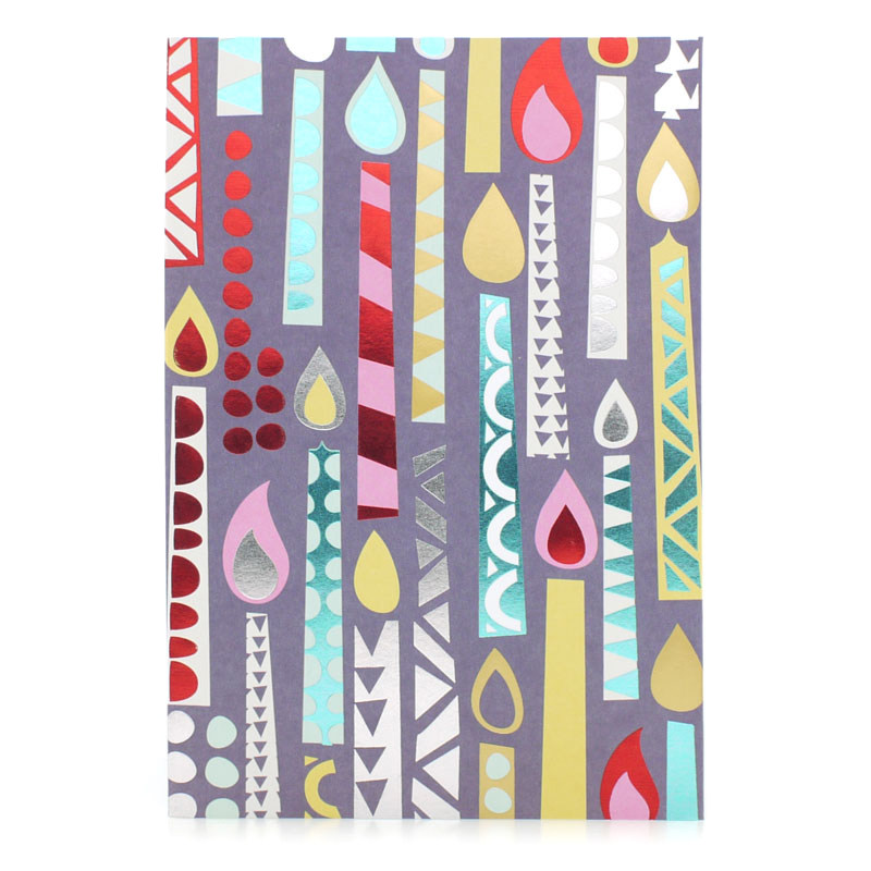 American Hallmark creative birthday candle blessings greeting card minimalist Ethos Cards