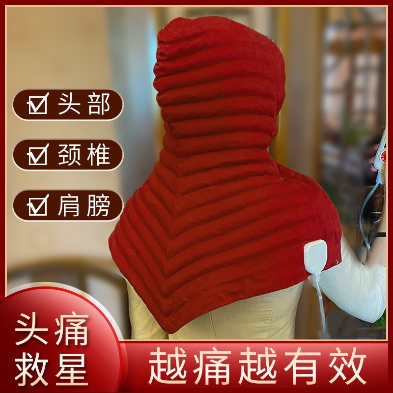 Red Bean Bag Hot Compress Bag Hat Original Dot head Physiotherapy With Insomnia Headache God Instrumental Electric Microwave Oven Heating Home
