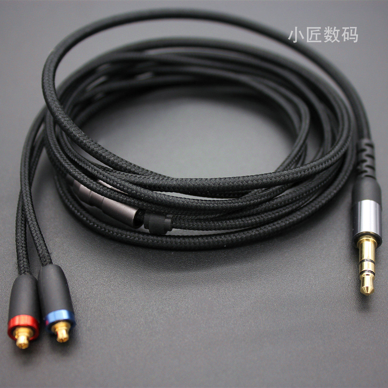 DIY Headphone Upgrade Cable Colorful Mmcx Braided Copper Headphone Cable Mmcx Pin Se215Se535Se846