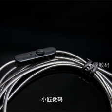 Проводные HiFi наушники 5n无氧铜 铝箔金属线材 diy耳机american麦克风耳机线