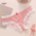 Mua 3 tặng 1 mô hình hoạt hình dễ thương đồ lót tam giác cá tính sinh viên cotton thấp eo thoải mái thoáng khí đồ lót nữ - Giống cái quần lót đẹp Giống cái