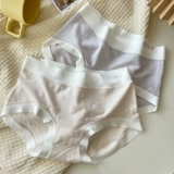 Кролик, нижнее белье, штаны, антибактериальная комфортная дышащая поясная сумка, белье для коррекции формы бедер, трусы, 3 шт., средняя посадка, с акцентом на бедрах