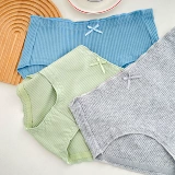 Кролик, нижнее белье, хлопковые дышащие штаны, тонкие шорты, поясная сумка, белье для коррекции формы бедер, трусы, средняя посадка, с акцентом на бедрах