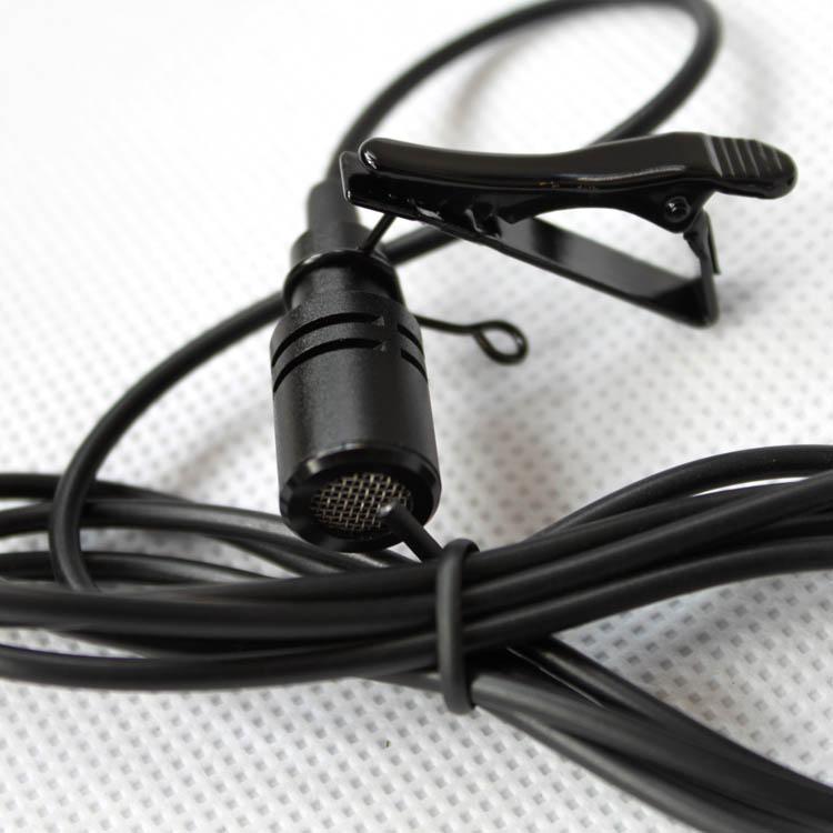 Lavalier microphone lavalier microphone fidelity straight plug dedicated 3 5 plug iron head collar clip waist bag amplifier microphone