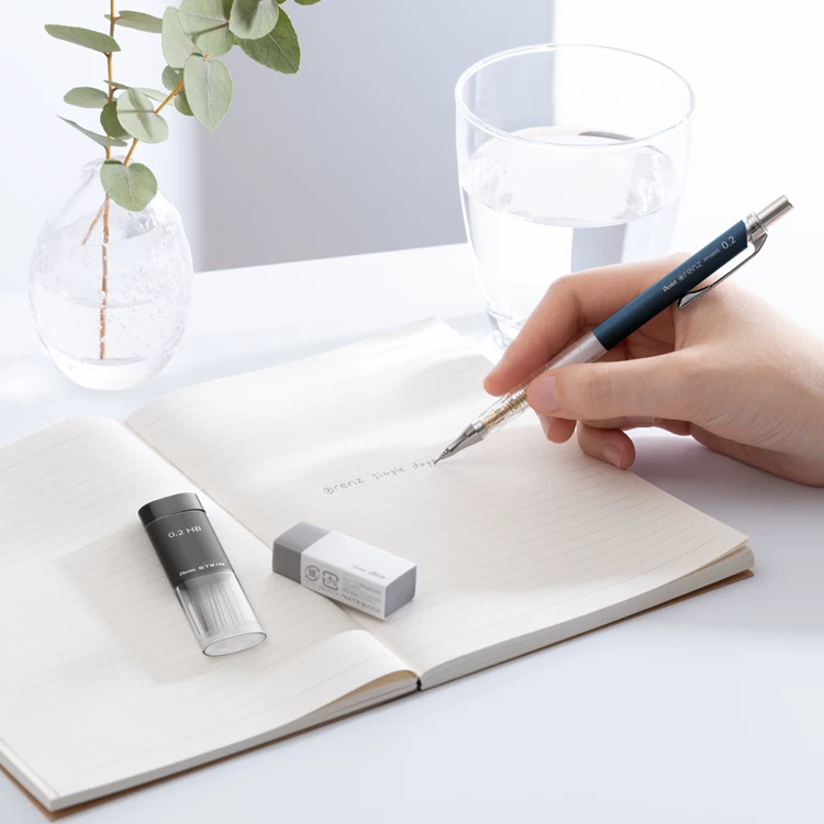 [Новинка японский Pentel Orenz металлический автоматический карандаш 0.2/0.3/0.5 бездефектный карандаш]