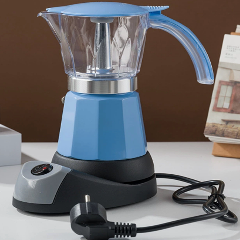 Moka Pot Home Coffee Maker Simple Style Outdoor Extraction Italian Latte Hand-Brewed Coffee Maker Portable Extraction Machine