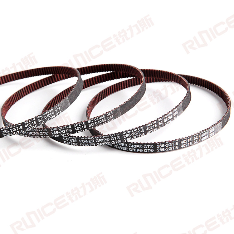 Gates (GATES) 286-2GT-6 RF brown tooth surface dust resistant tensile ring synchronous belt SMT belt
