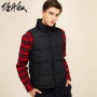 Áo khoác nam Giordano dày cổ áo vest cotton 01077739 gile vest