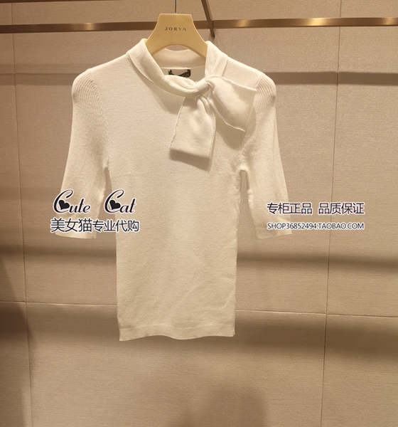 Special cabinet Zhuoja 2019 autumn new needle weaselweaters L1401902 ¥ 1980 beige